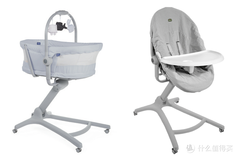 时尚又实用的育儿好物4合1餐椅婴儿安抚床