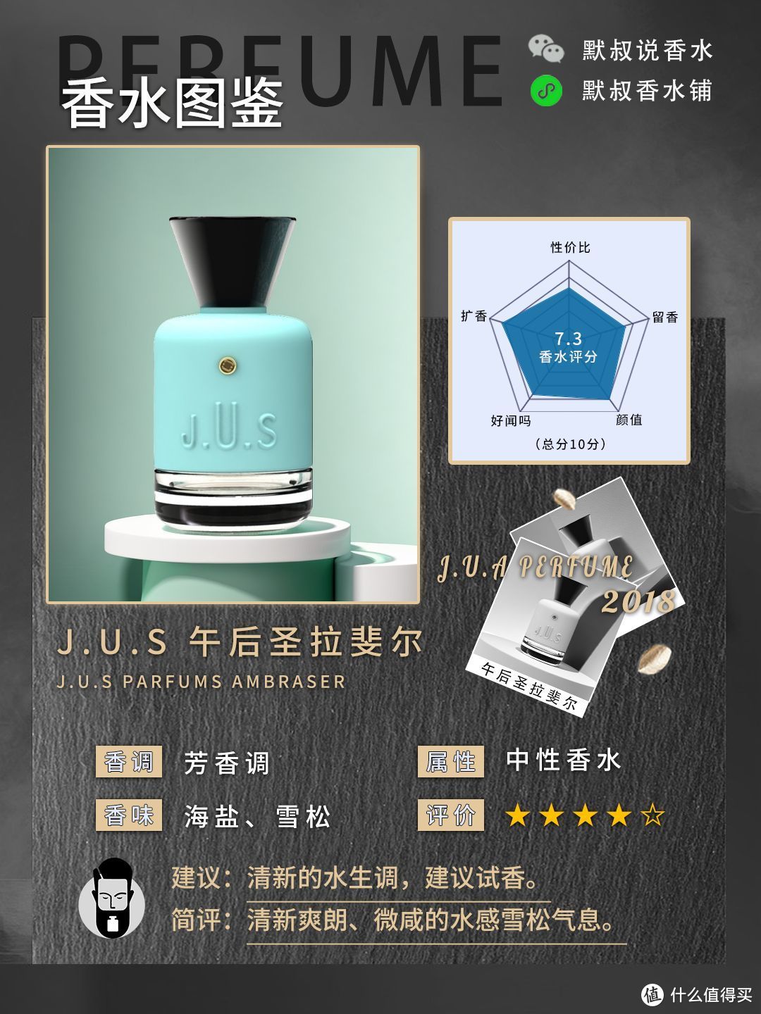 清凉微咸的海水与雪松丨J.U.S 午后圣拉斐尔