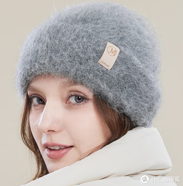 保暖时尚，玖慕（JIUMU）羊驼毛帽子 MH105