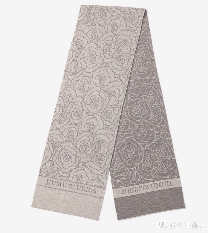 玖慕（JIUMU）凡花系列羊毛围巾 WH023——温暖时尚相伴，华丽复古结合