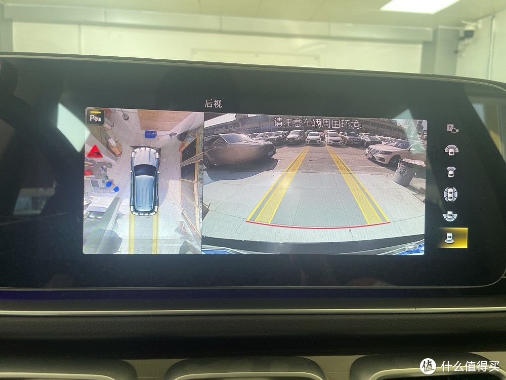 21款奔驰GLE350升级原厂360全景影像 安装效果分享