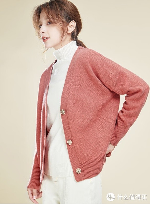 玖慕(JIUMU) 针织衫 YY009，100%纯羊毛 舒适温暖