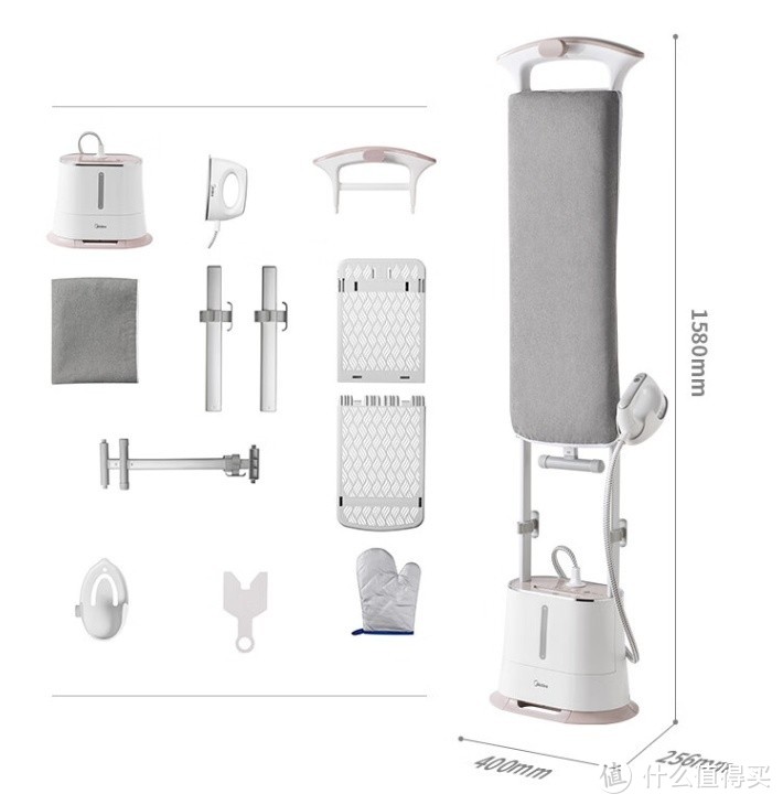 美的（Midea）双核增压挂烫机，高效衣物护理