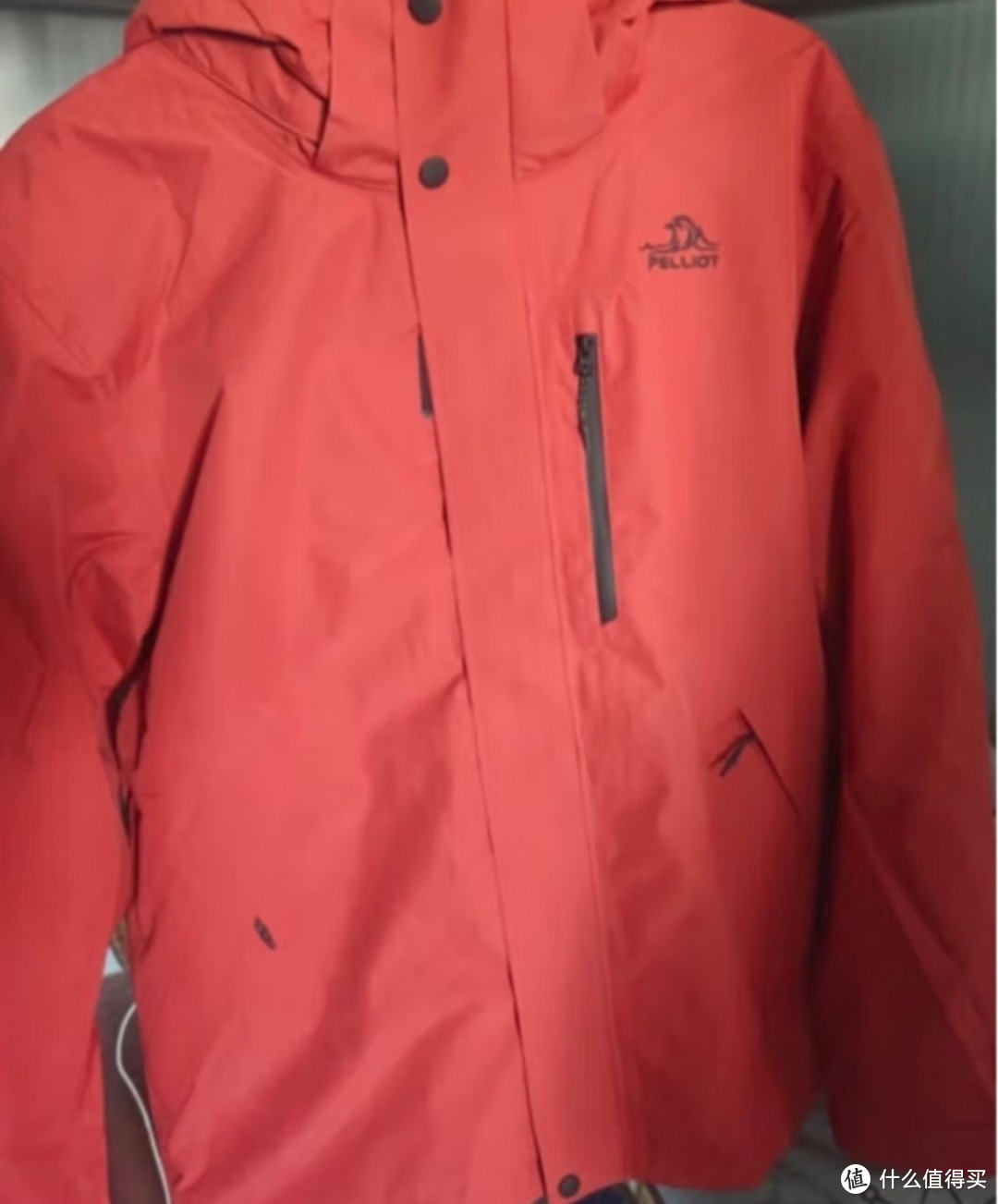 伯希和（Pelliot）冲锋衣男女三合一情侣外套户外防风防水登山服夹克11340105红M