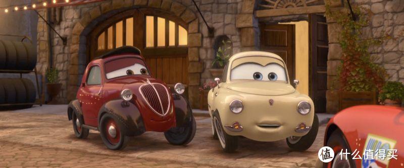 Fiat 500 A in Cars 2, Animation Movie, 2011