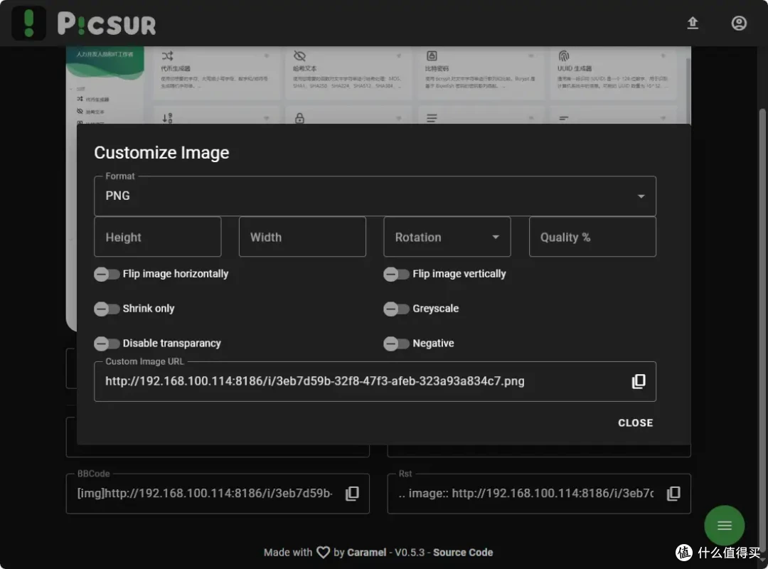 十分钟Docker搭建,内置在线格式转换的强大图床工具:Picsur