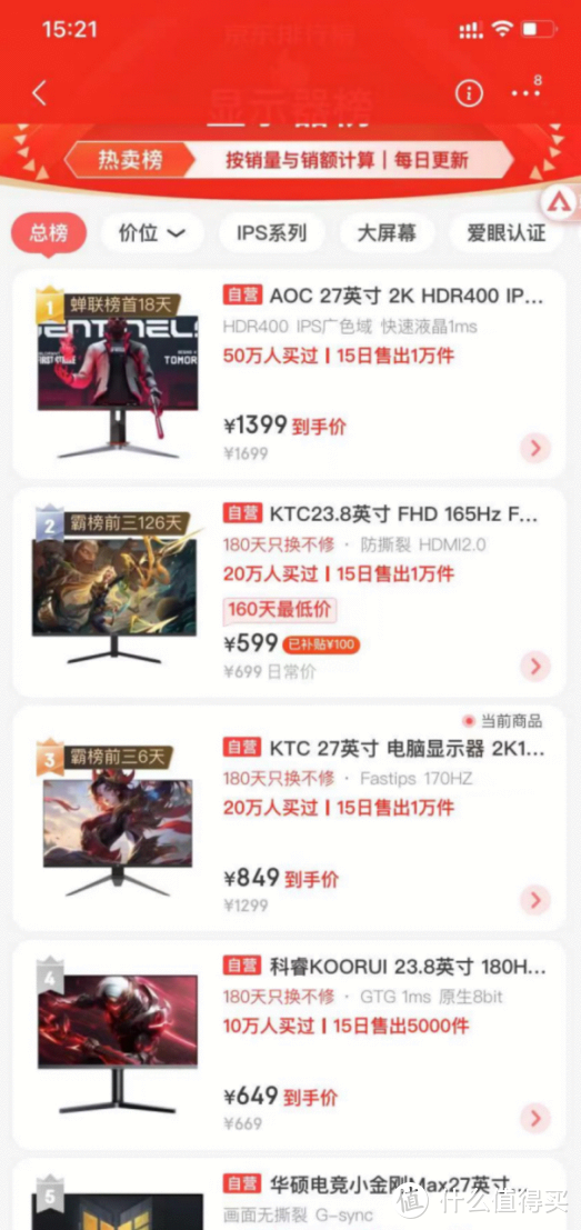 科睿X41电竞显示器荣获中关村在线2023年度推荐产品