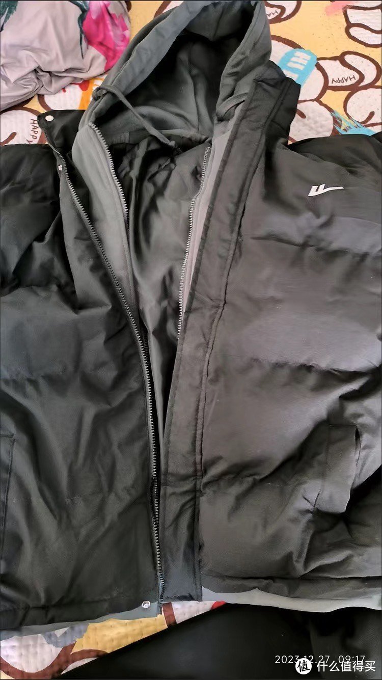 回力男士秋冬季新款加厚保暖外套