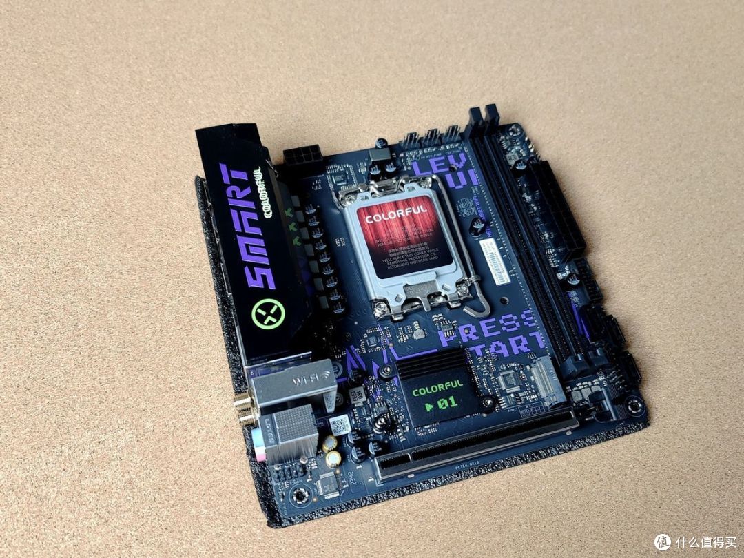 硬核diyer日志篇九十九黑紫绿初号机风格七彩虹h610ismartwifiv20潮玩