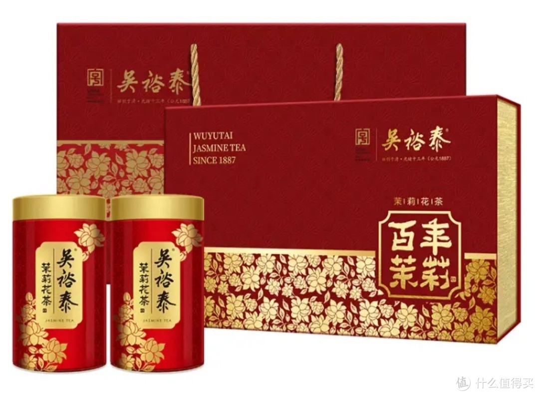 吴裕泰百年茉莉茶叶礼盒，为新年增添一份优雅与品味