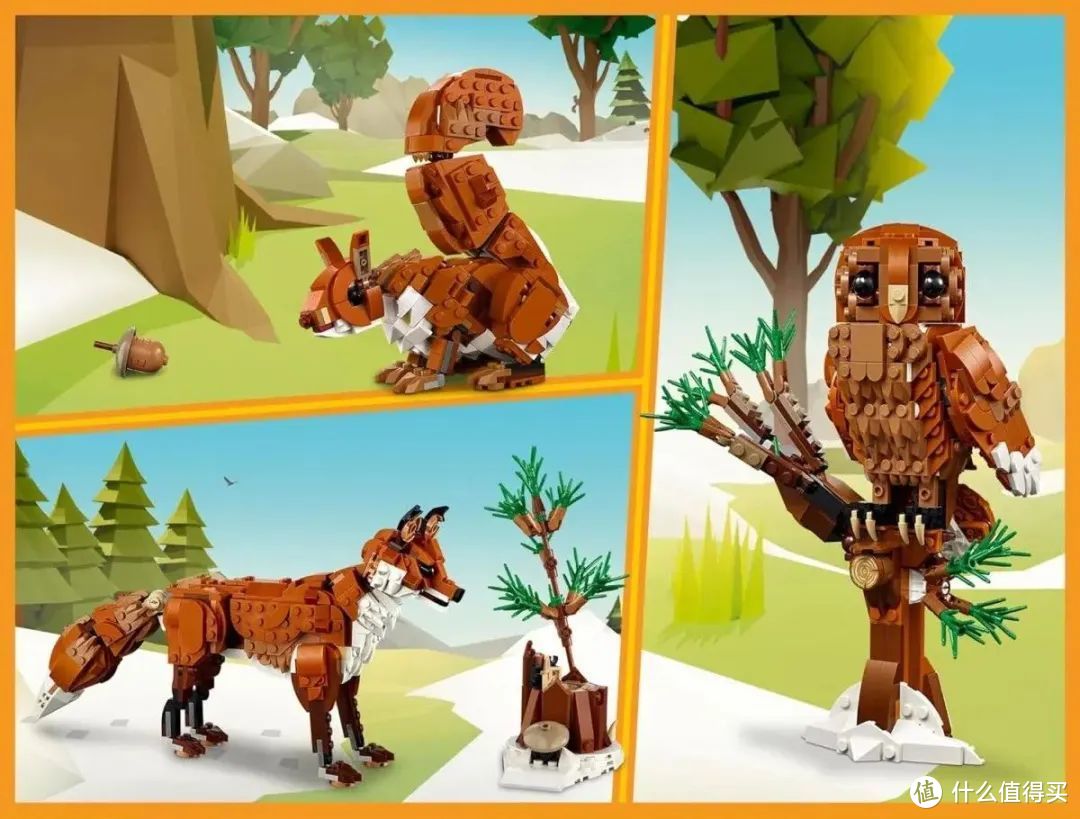 小动物来了！乐高创意百变3合1系列31158 森林动物：红色狐狸公布