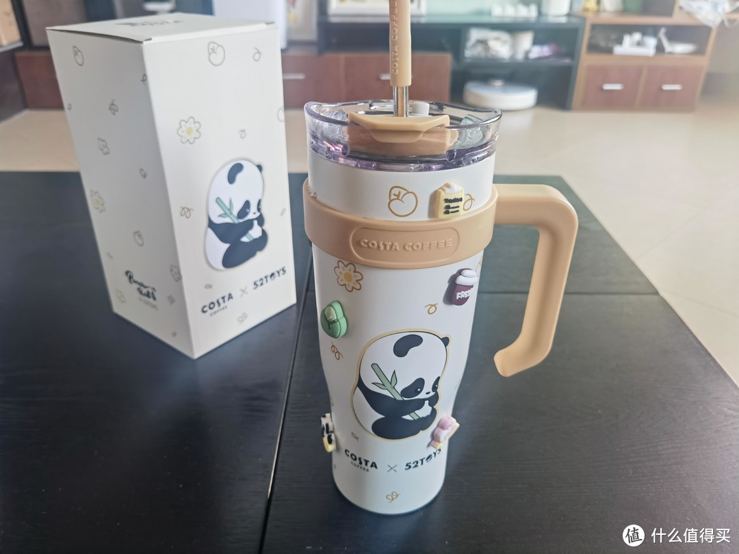 COSTA胖哒幼联名1.25L保温吸管杯喝水就是爽!