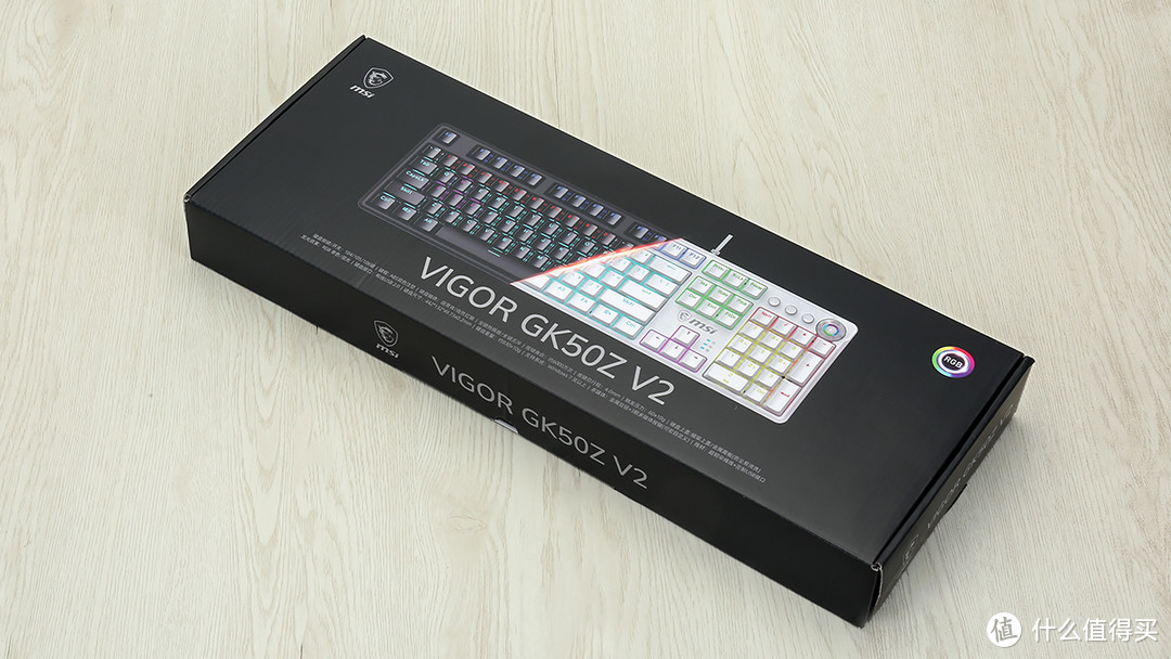 微星VIGOR GK50Z V2游戏机械键盘评测：外观功能全面升级