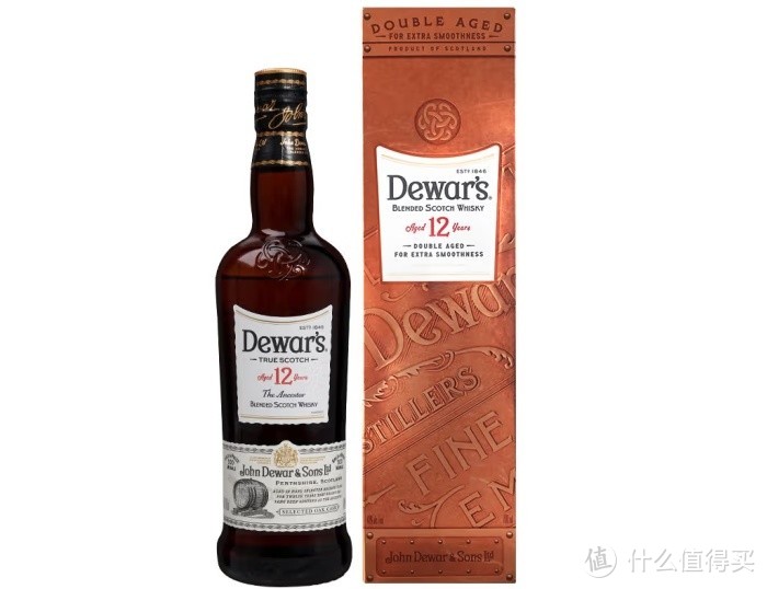 Dewar's 12年 40%vol纸盒装 700ml 苏格兰二次陈酿威士忌