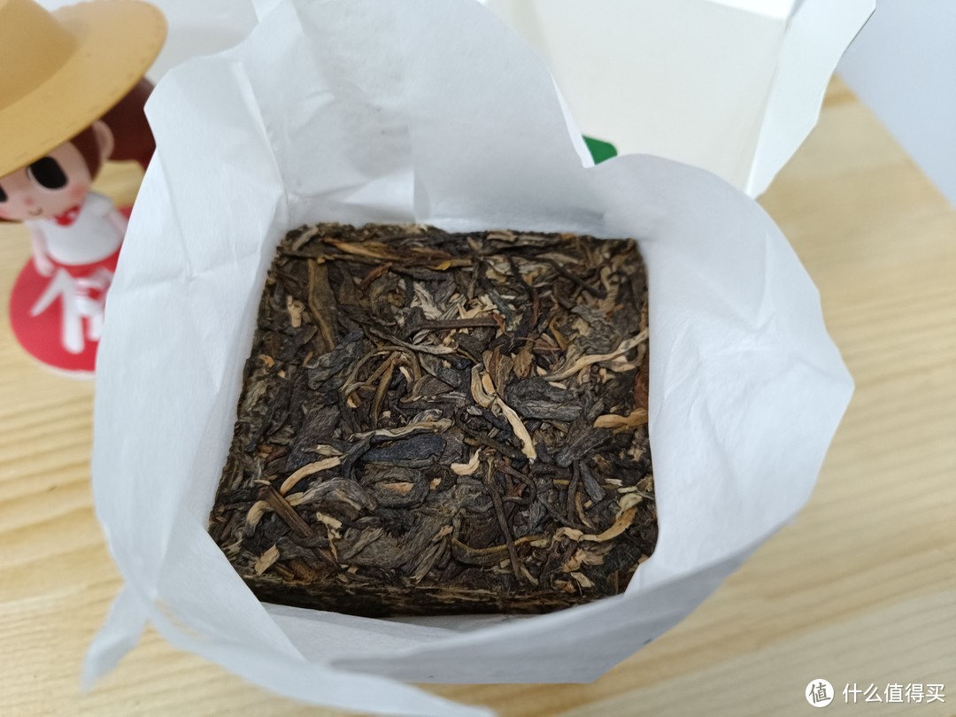 方砖砖普洱生茶，喝起来还行