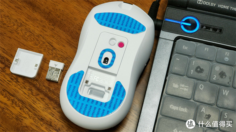 轻量化、可扩展、适合中小手 - 雷柏V300PRO双模无线游戏鼠标