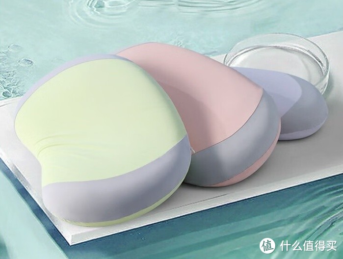 水星家纺 泰国乳胶枕 珊瑚粉，舒适呵护颈椎 科学入睡选择