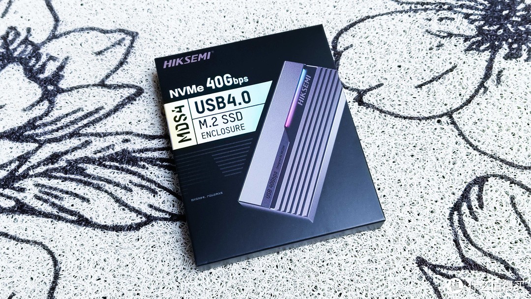 让硬盘盒充满律动的灵性，ARGB灯效来临：海康存储USB4 SSD硬盘盒（MDS4）测速体验