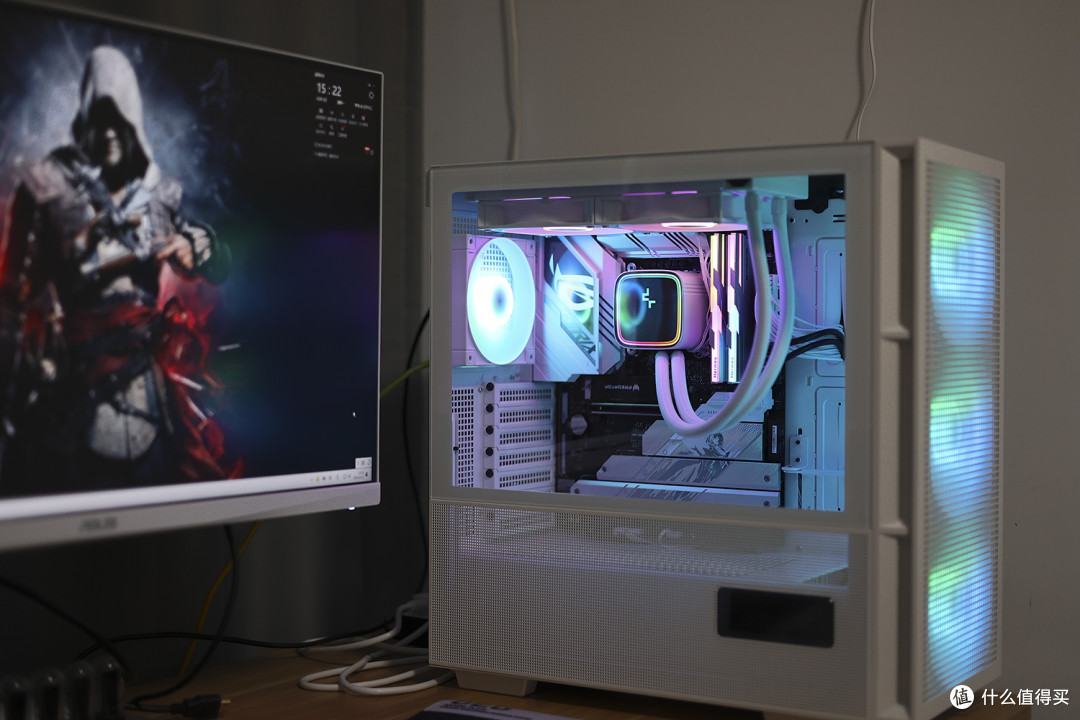 cpu选择了酷睿i7-14700k,内存和硬盘一站式宏碁掠夺者购入,内存为2*