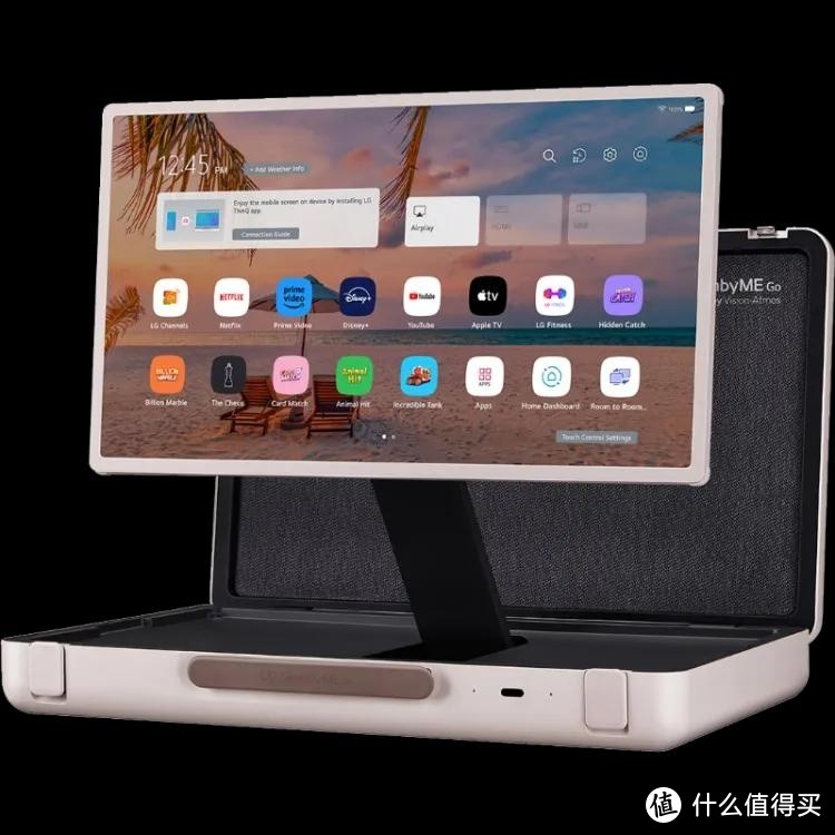 独特手提箱形态，2K触控屏：LG 乐金 推出StanbyMEGo 27英寸便携式随行屏，首发价7999元