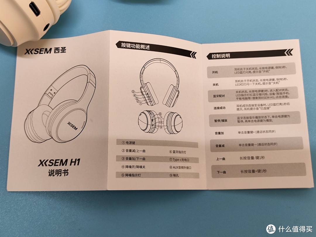 西圣H1头戴蓝牙耳机，百元价位也能享受重低音和主动降噪