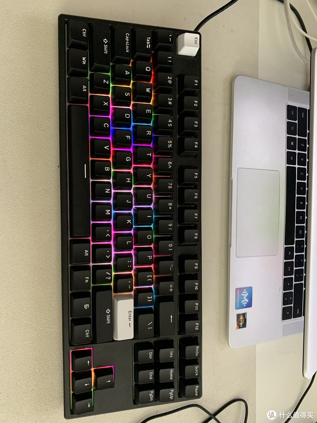 高斯HS 87T PRO，TTC金粉轴V2机械键盘使用经验反馈分享