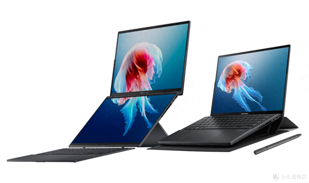 华硕灵耀14 双屏ai轻薄本:独特双屏设计 可拆卸全尺寸键盘_笔记本电脑