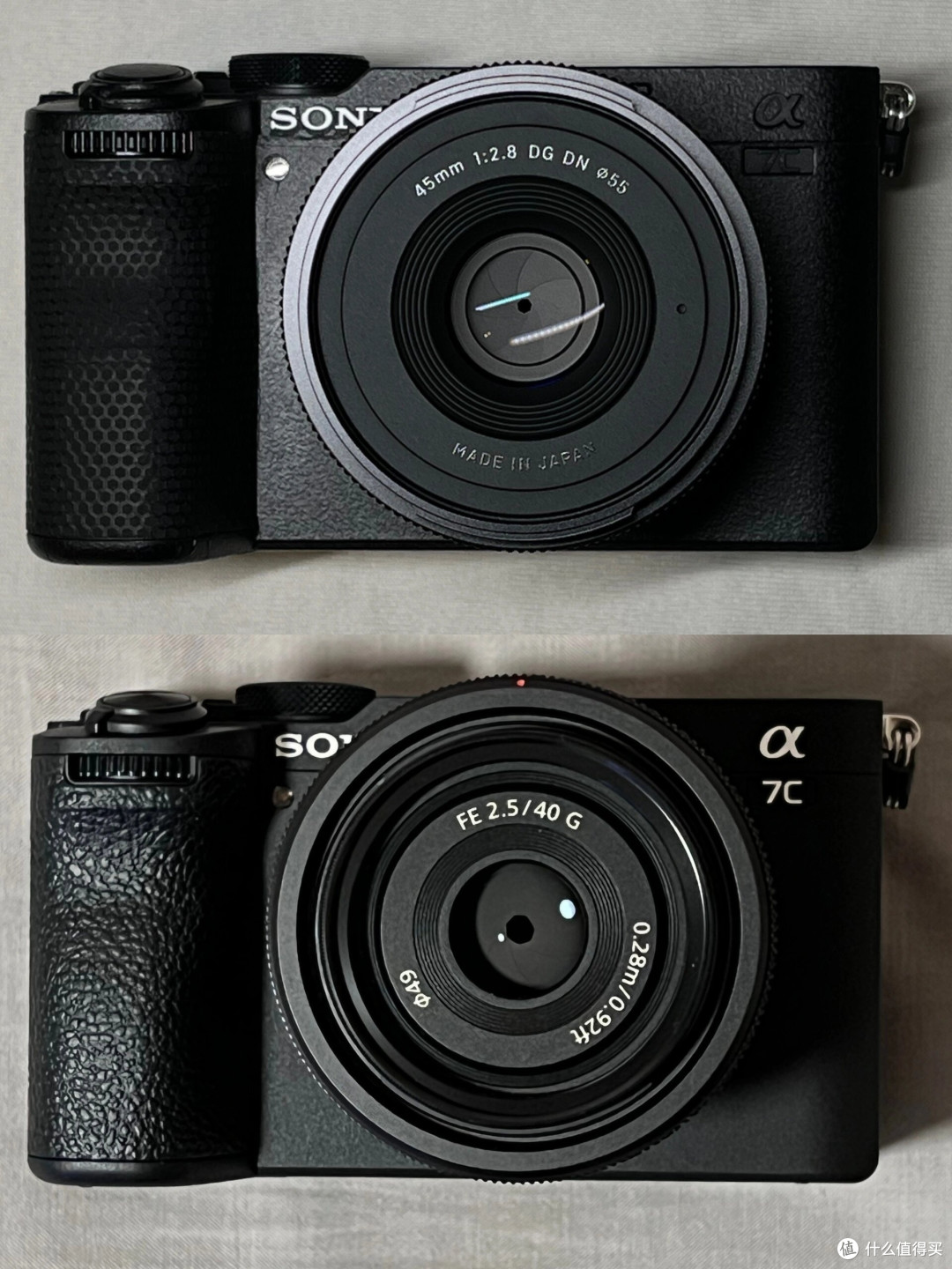 只看颜值适马45和索尼40哪个更搭c2