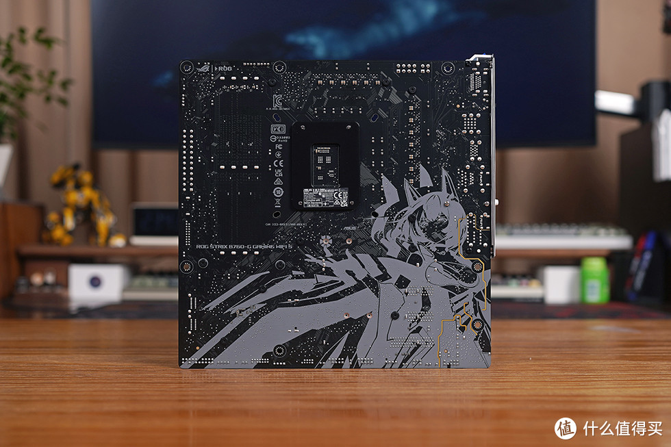 更二次元了！华硕ROG STRIX B760-G GAMING WIFI S 新小吹雪开箱_主板_