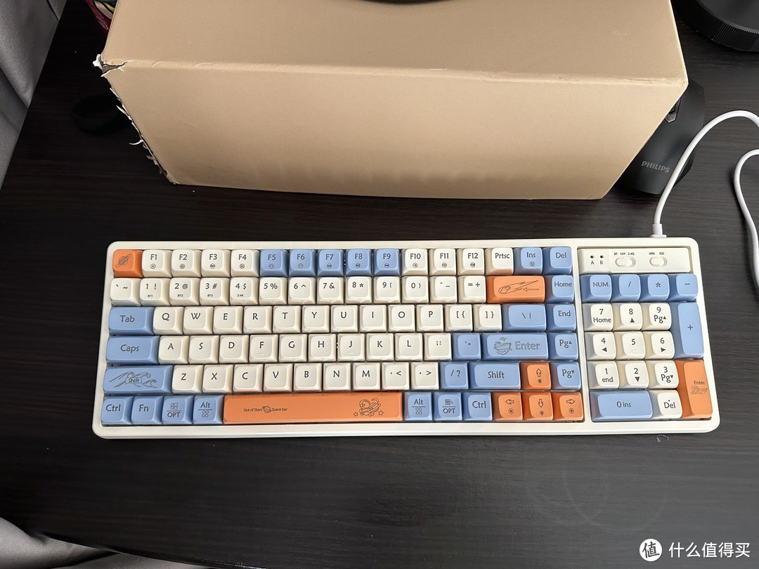 狼途GK102星海三模机械键盘，星辰大海的神秘之旅！