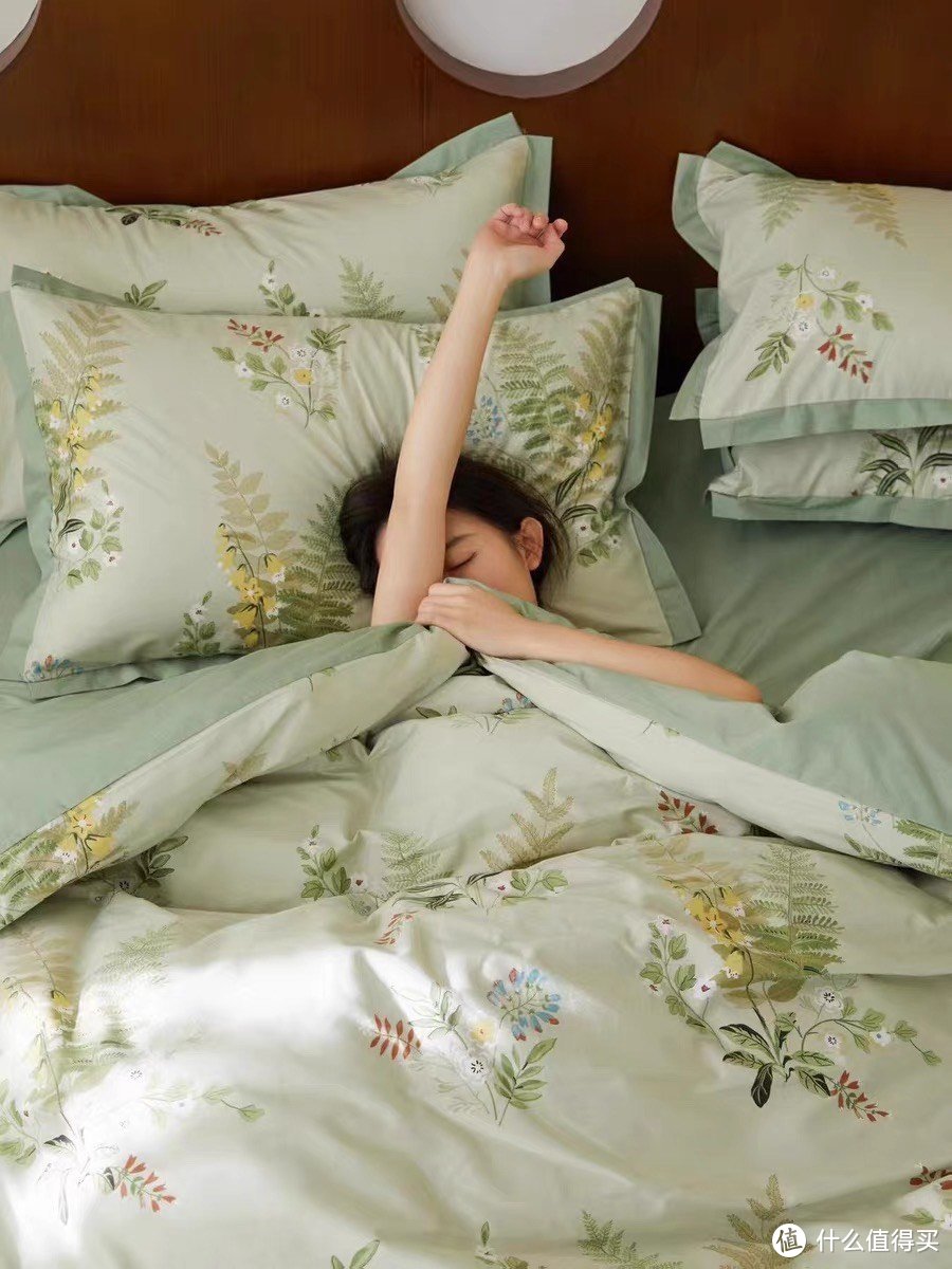睡个好觉床品选择很重要，新疆长绒棉四件套真的很好！