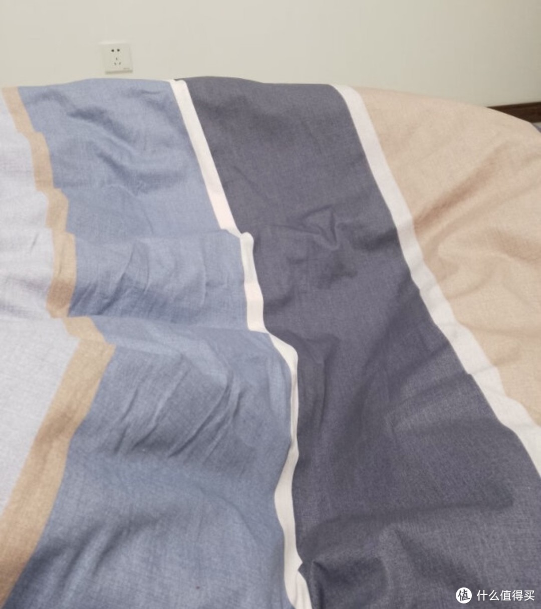 ￼￼水星家纺纯棉床上四件套被套床单枕套现代简约风柔软套件1.8米床弗利安￼￼