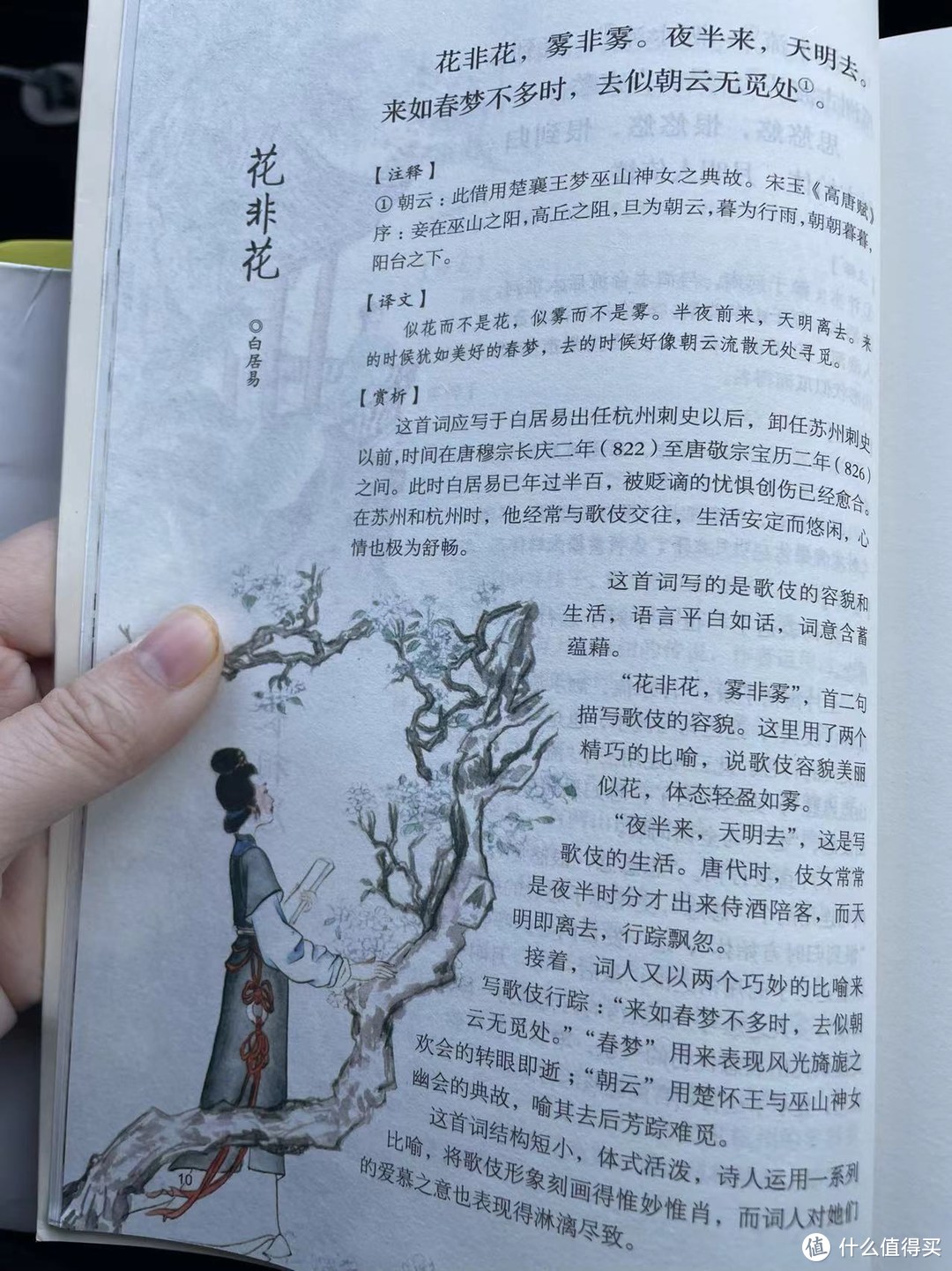 宋词三百首之白居易的《花非花》