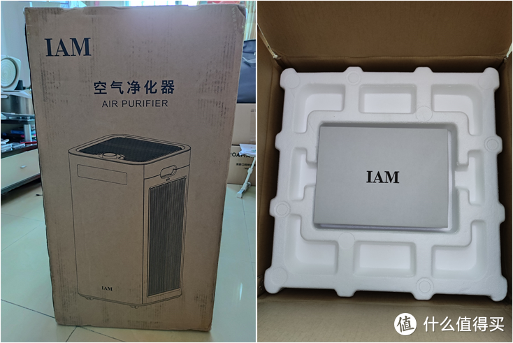 【空气净化器实物开箱】IAM KJ800F-M8开箱评测