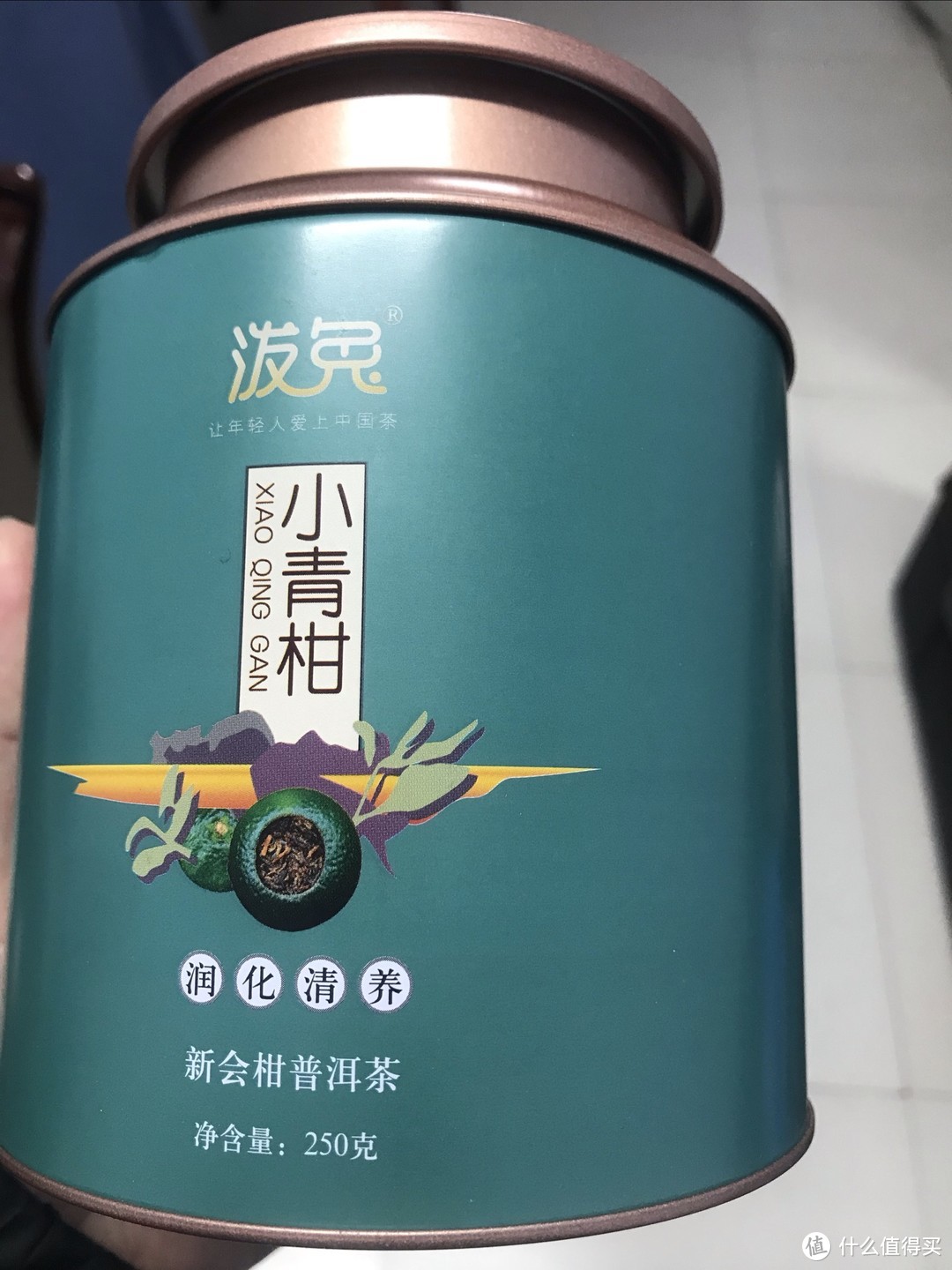 茶叶的新品味，茶叶和橘子皮的混合