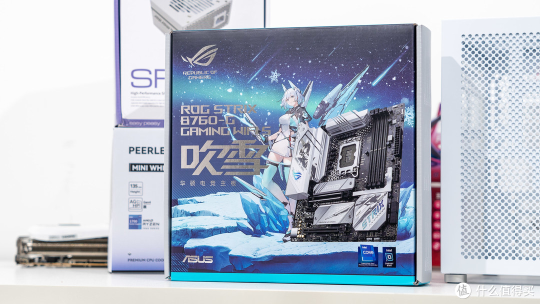 MATX 也紧凑：华硕小吹雪S+宏碁掠夺者+索泰 RTX4080 SUPER 月白装机展示