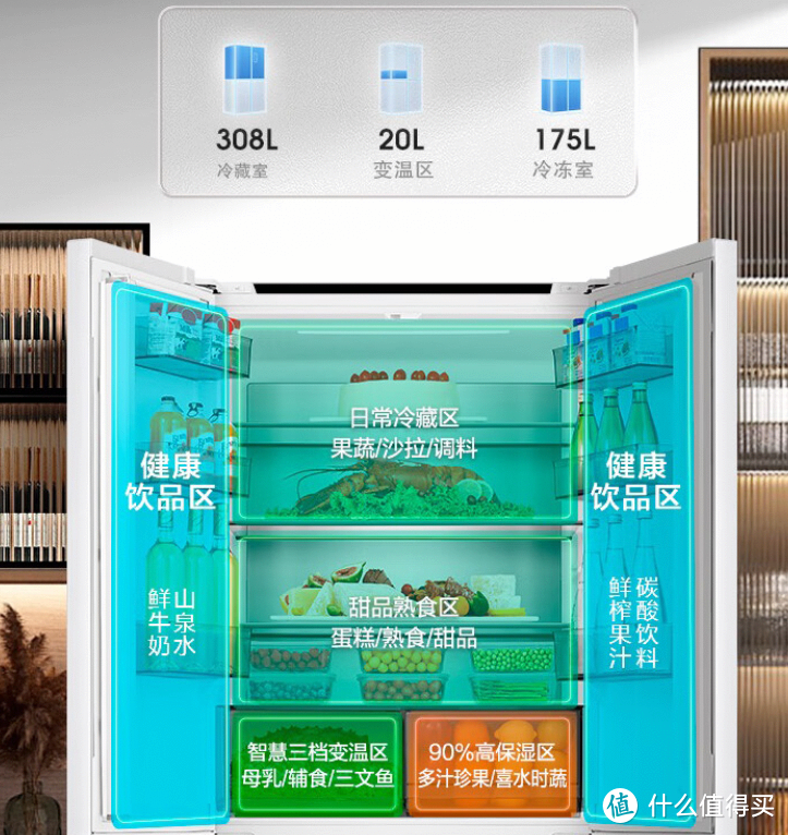 4999元买503L冰箱：容声冰箱新风尚：平嵌设计，养鲜又节能