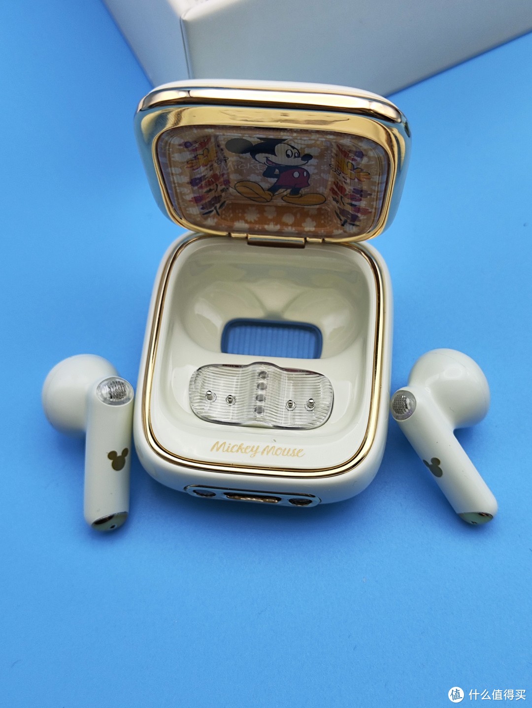 化妆盒一样的耳机，迪士尼Q7无线蓝牙耳机，很重
