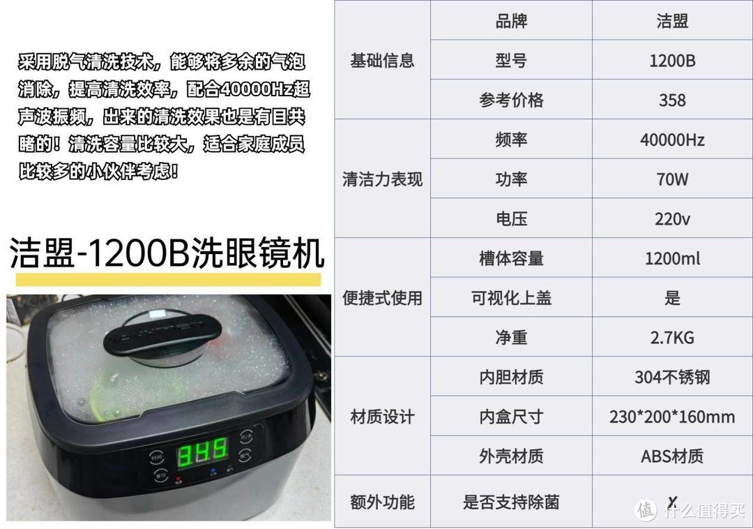 这次测评玩大了！希亦、美的、洁盟爆款超声波清洗机实测攻略总结