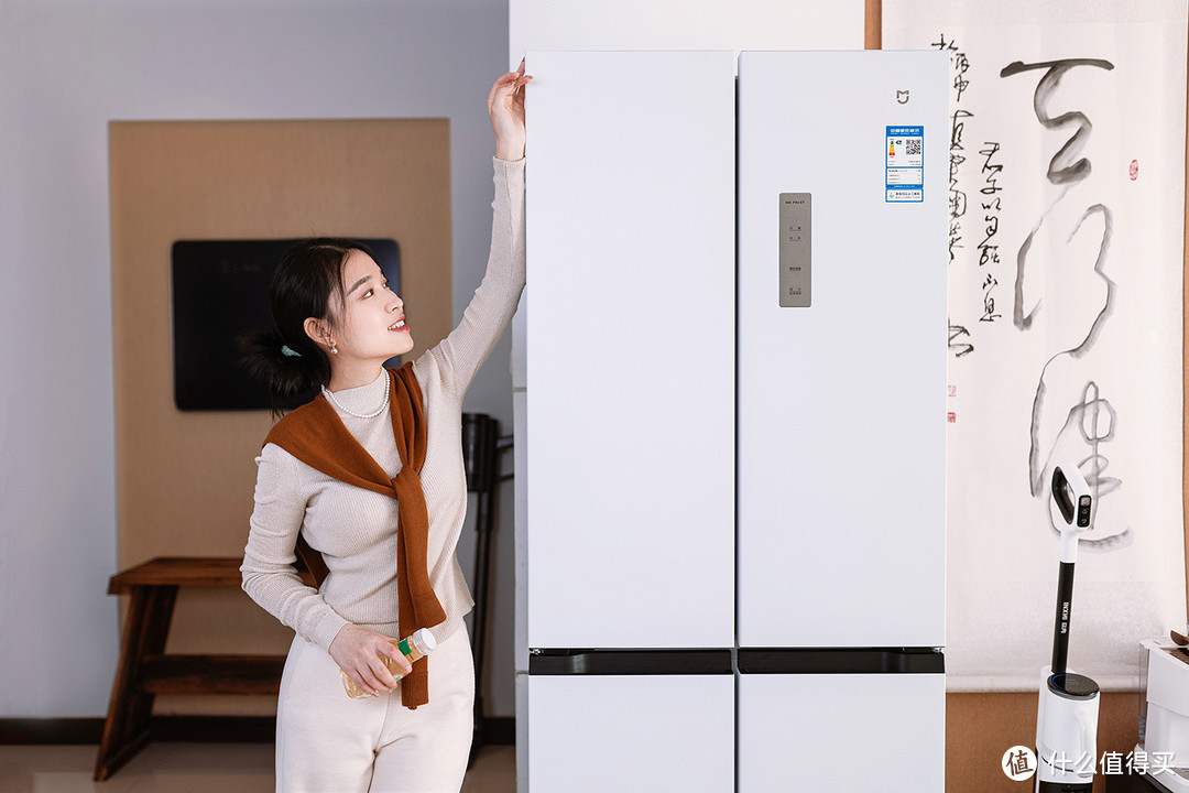 米家冰箱439L，超薄平嵌，小空间也能拥有大容量！