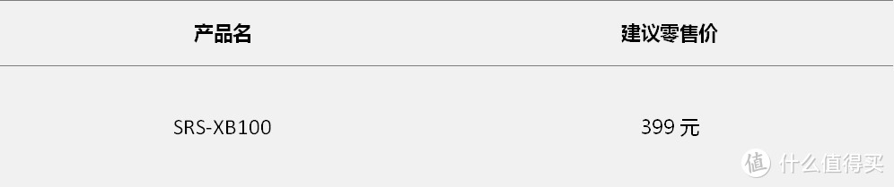 只需399，索尼SRS-XB100让音乐一路伴你随行