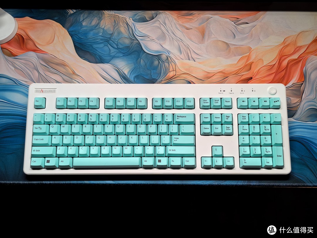 让人惊艳的孔雀蓝 - REALFORCE 燃风 R3双模静音版静电容键盘