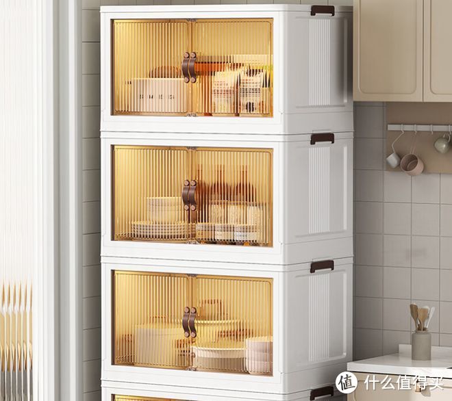 三款厨房收纳柜，实用又美观，让厨房整洁又省空间！