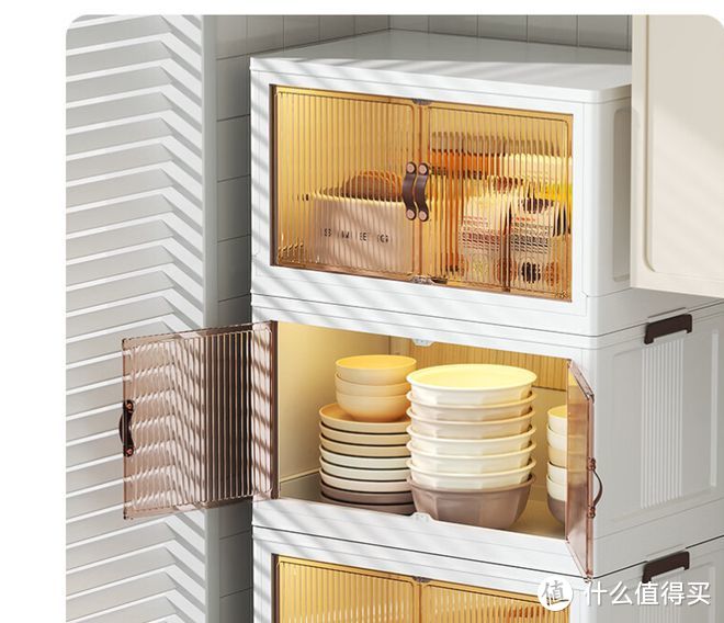 三款厨房收纳柜，实用又美观，让厨房整洁又省空间！