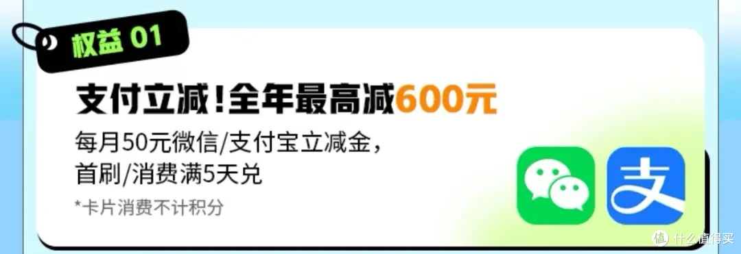 图片核卡30天内完成首刷(任意1笔微信支付),或核卡次月起每自然月完成