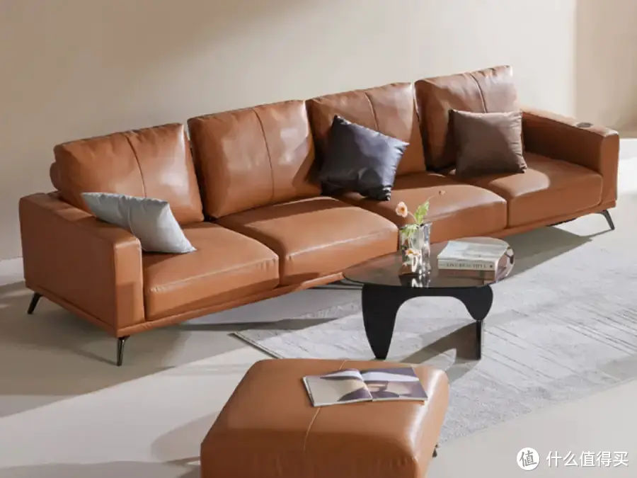 8H Free智能真皮组合沙发：意式美学融合智能科技，现代家居不二之选