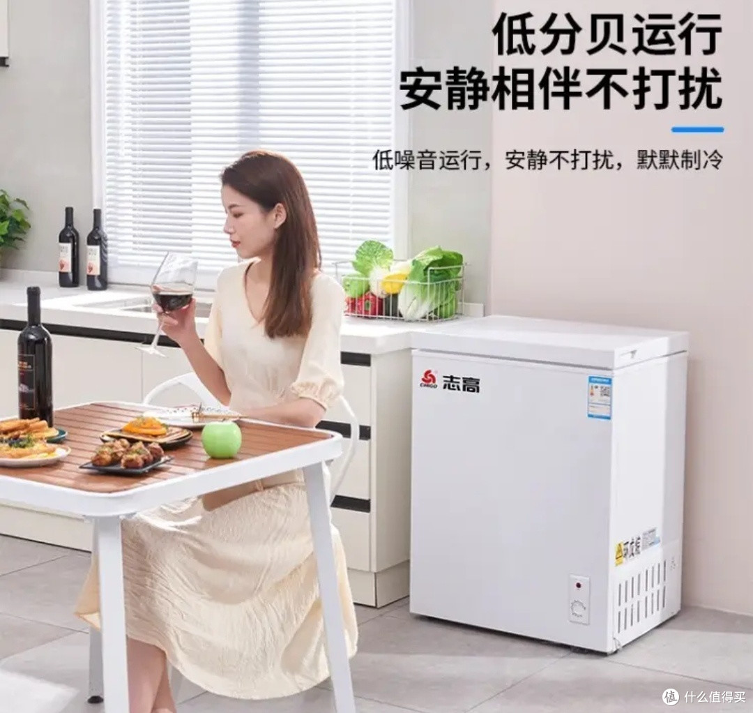 一机多能志高冰柜冷藏冷冻随心切换一级能效更省电