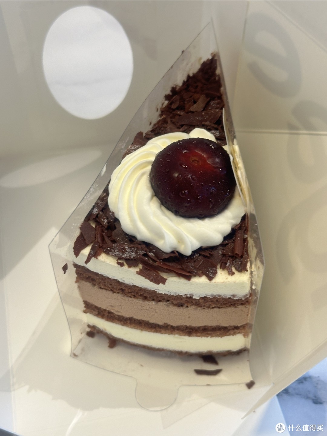 春日甜品之旅——武汉大悦城仟吉蛋糕黑森林切块蛋糕