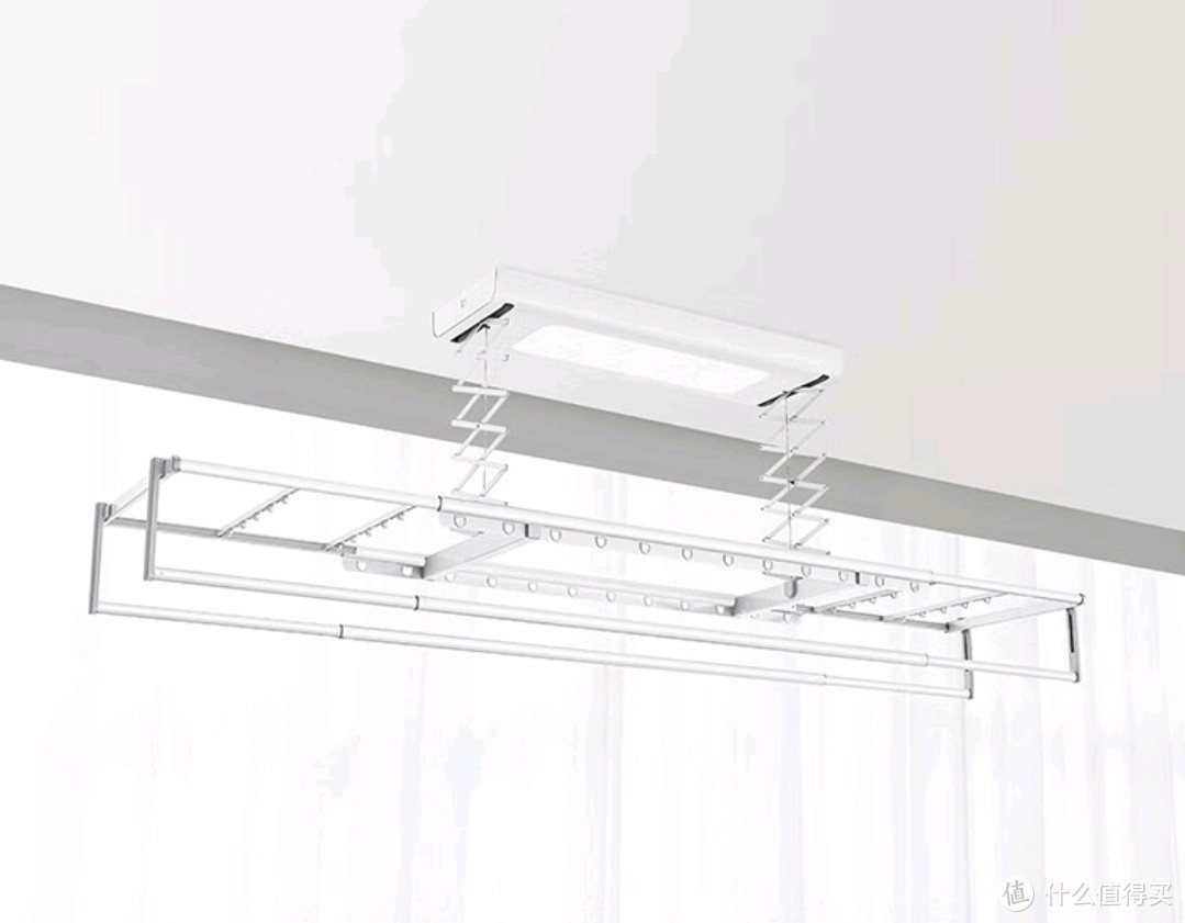 我的智能阳台，米家智能晾衣机电动晾衣架无线遥控升降阳台伸缩晾衣杆。
