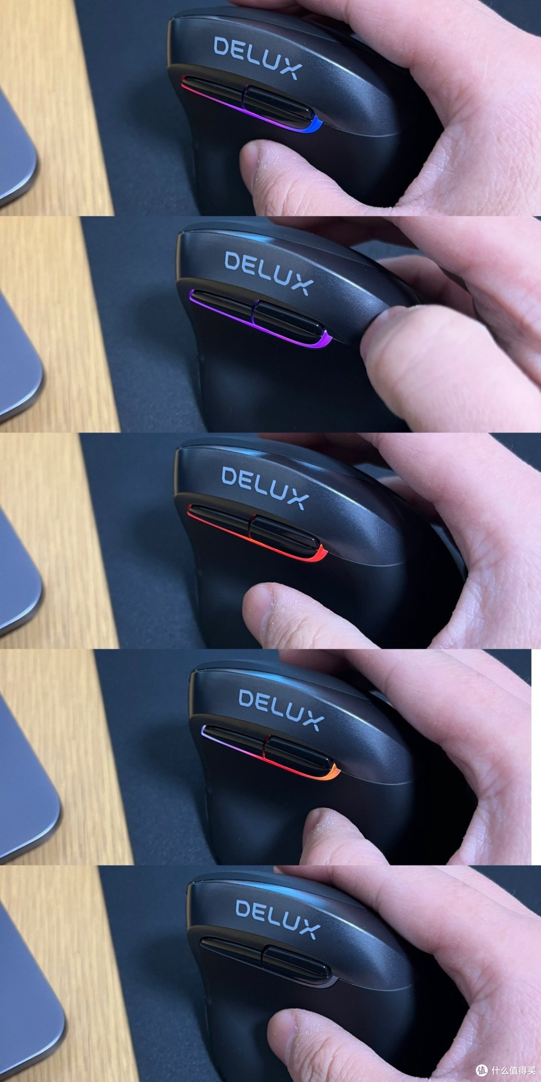 小手手的福音三模垂直鼠标多彩m618mini